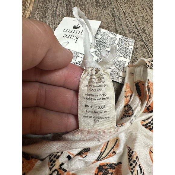 Kate Quinn Girls Size 9-10Y Seashell Print Short Sleeve T-Shirt White‎ - Picture 5 of 9